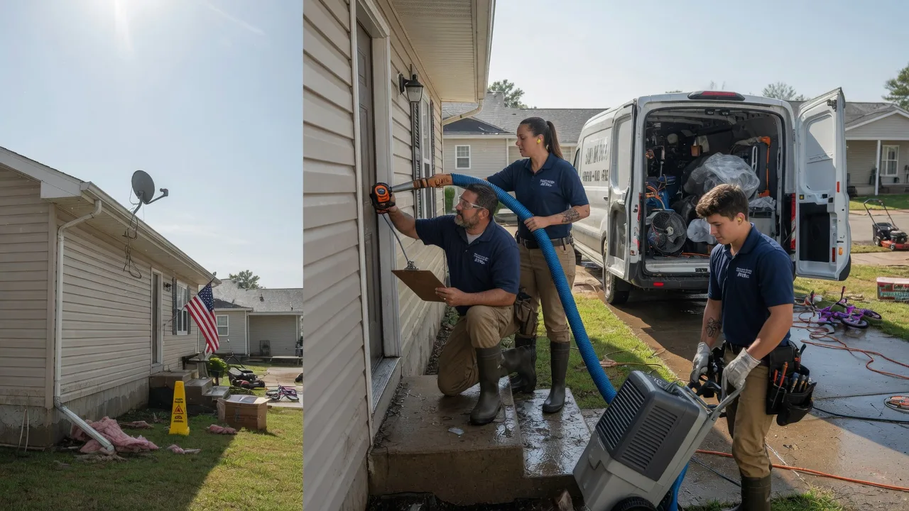 Ceiling Water Damage Restoration in Teachey, NC near me
